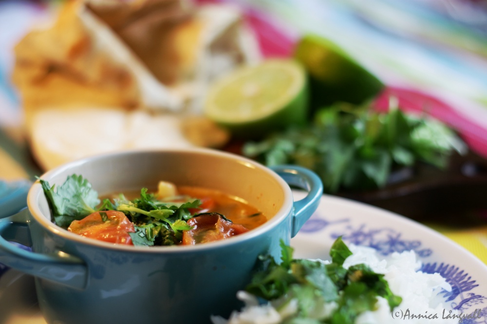 Kikärtsgryta från Kerala vegetariskt gryta recept köttfri måndag