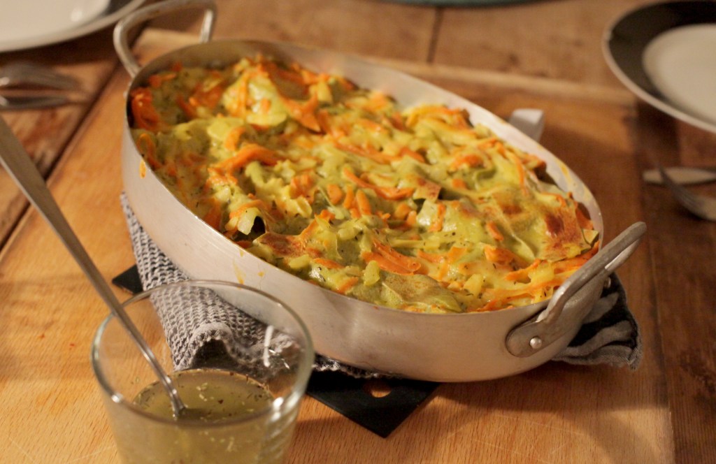 Vegetarisk måndag: Rotfruktslasagne med&nbsp;örtsås