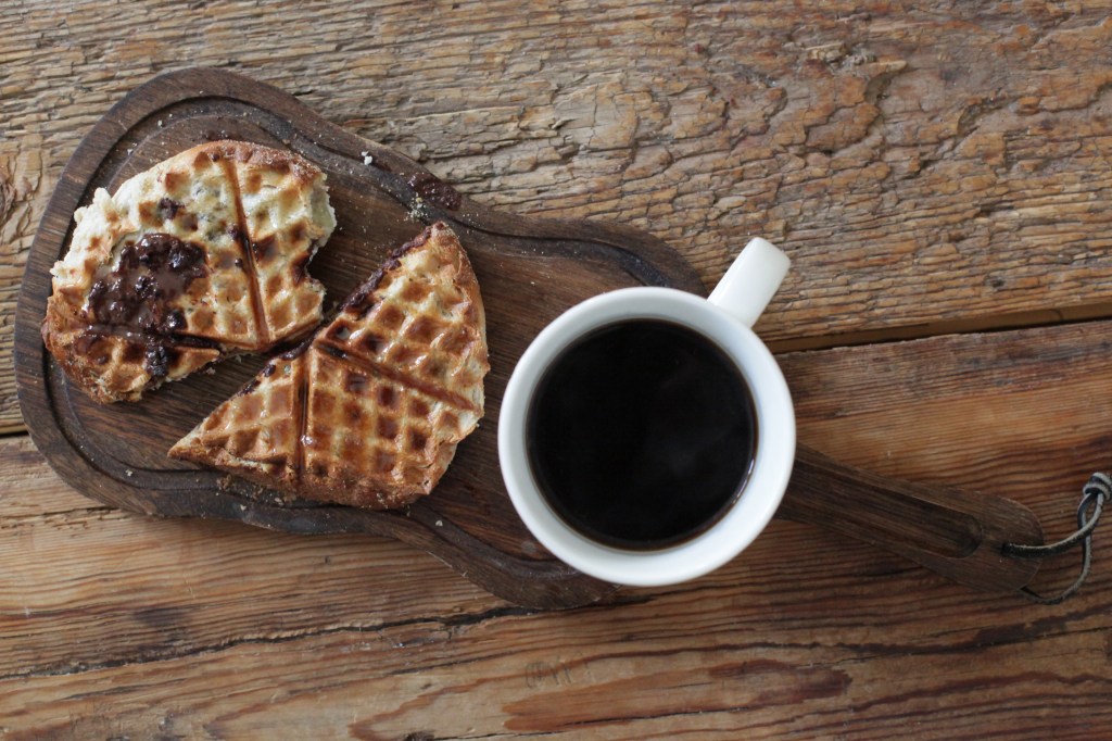 Varm chokladsmörgås med&nbsp;ricotta