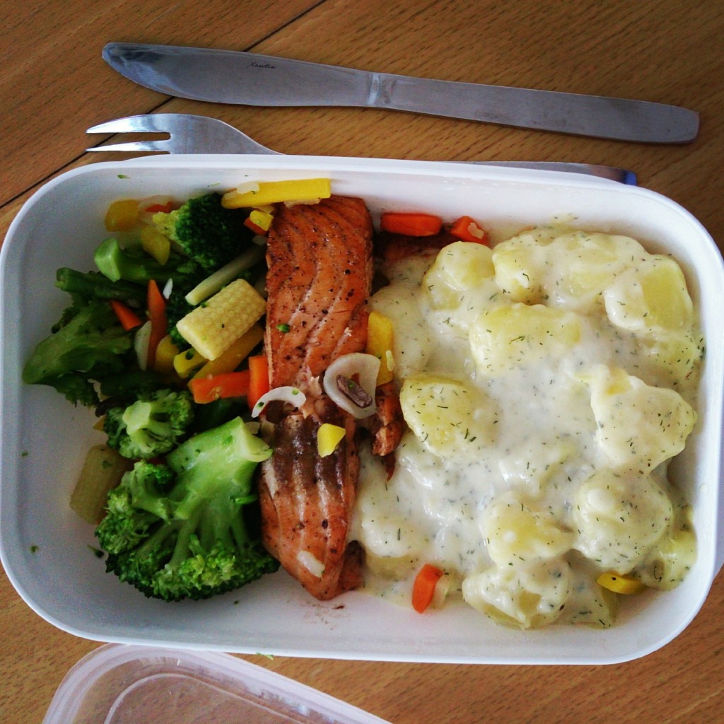 matlåda lax dillstuvad potatis