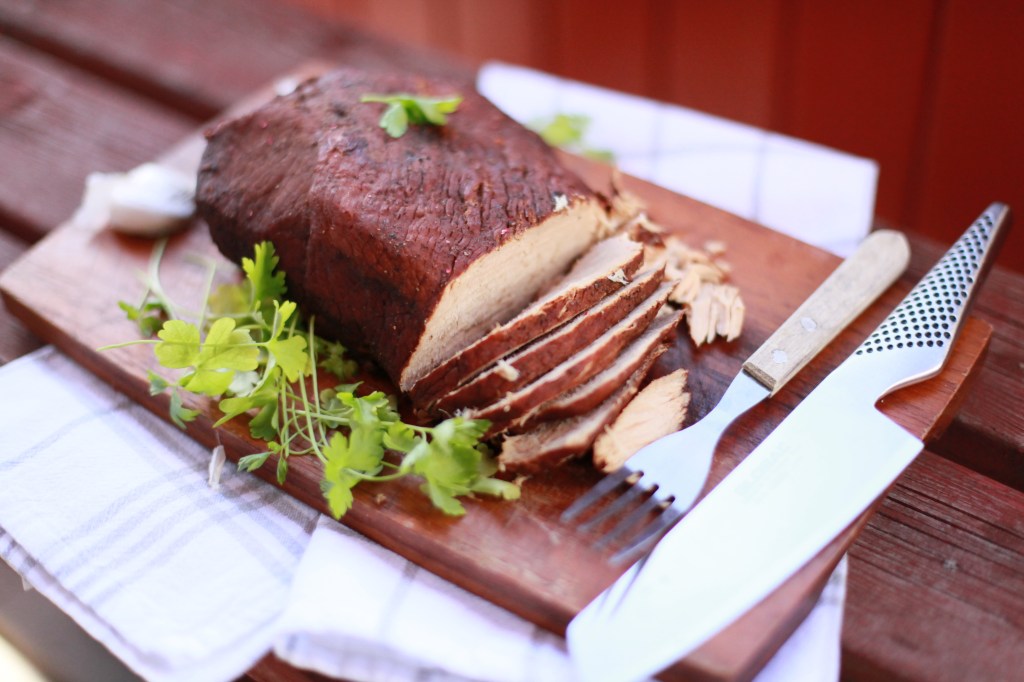 2 skinkstek från sidan