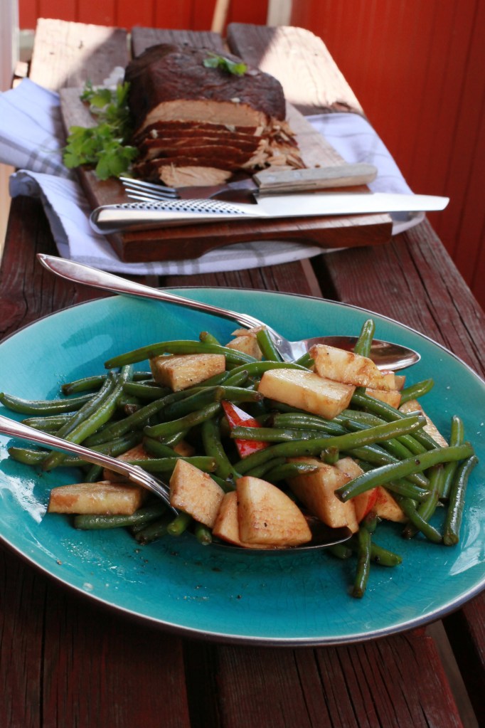 6 äppelsallad med haricots verts
