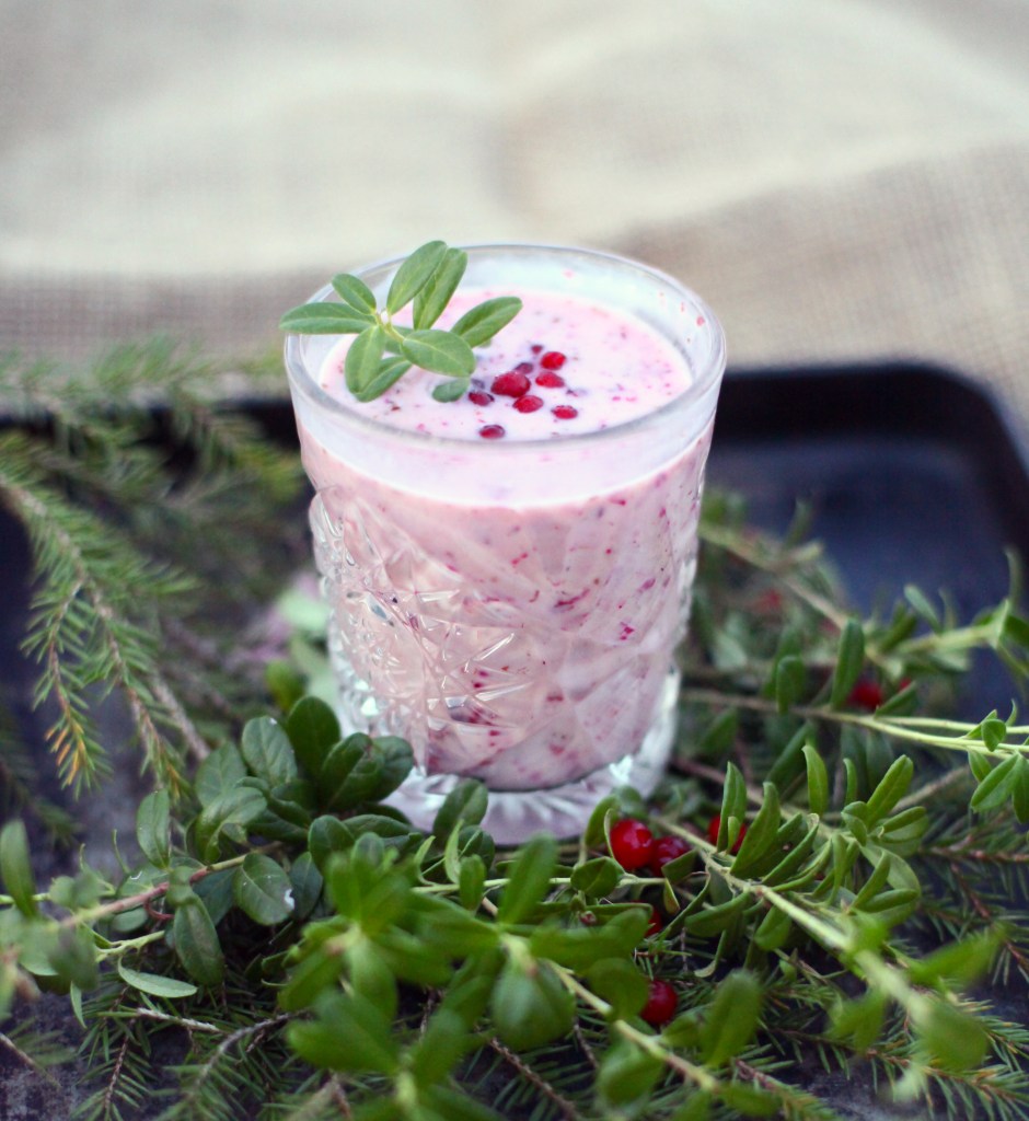 smoothie lingon lingonsmoothie superbär mjölkfri