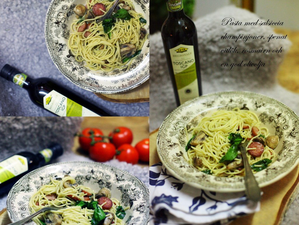 pasta med salsiccia och toscano igp