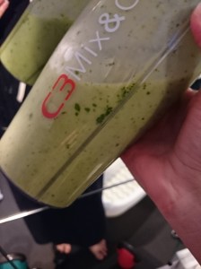 grön smoothie spenat