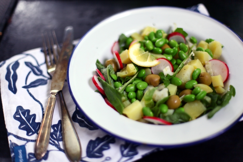 Restsallad till lunch