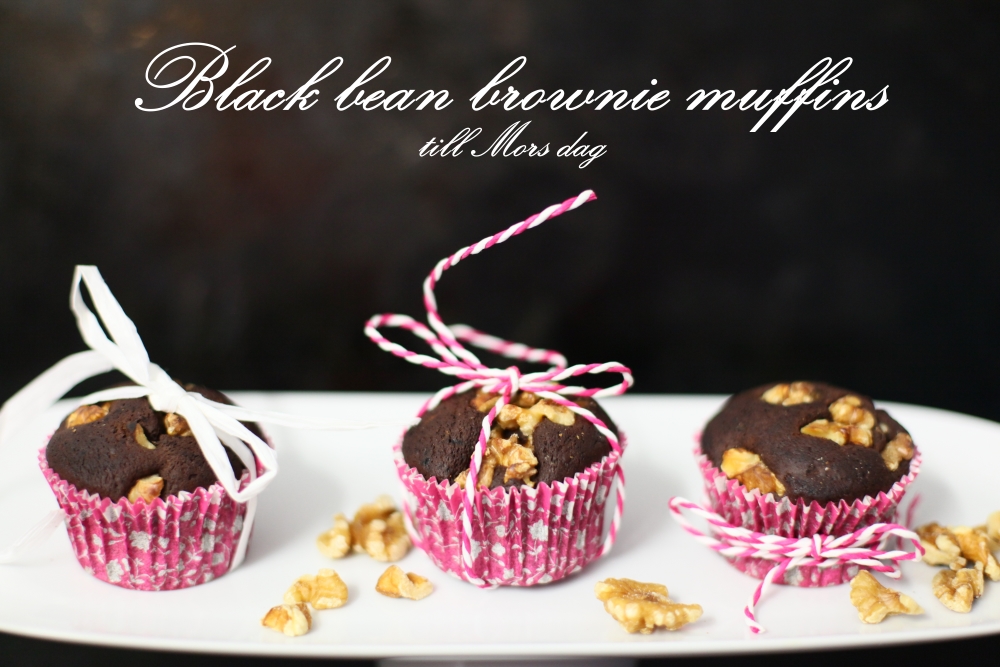Black bean brownie muffins&nbsp;(glutenfria)