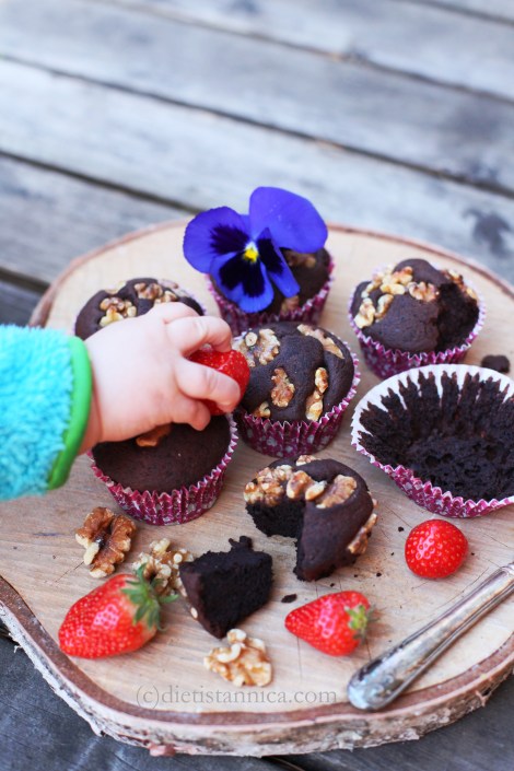 black bean brownie muffins 8 log