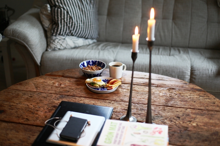 frukost ägg äpple kvarg