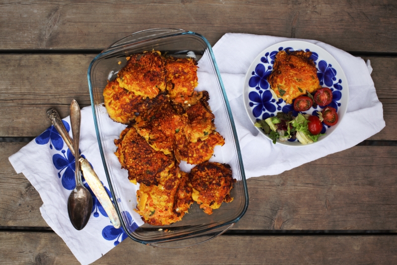 morotsbiffar med fetaost och basilika 1