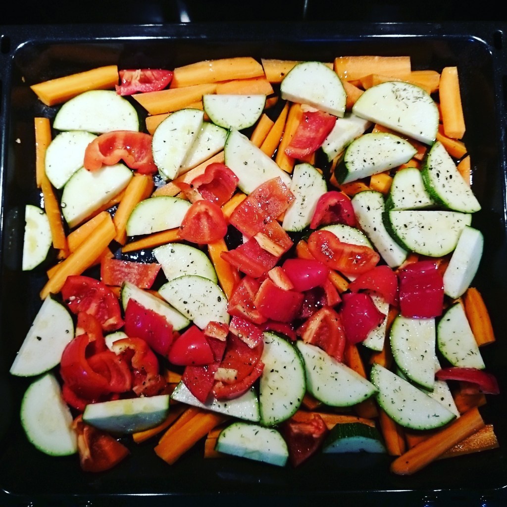 Ugnsrostade grönsaker