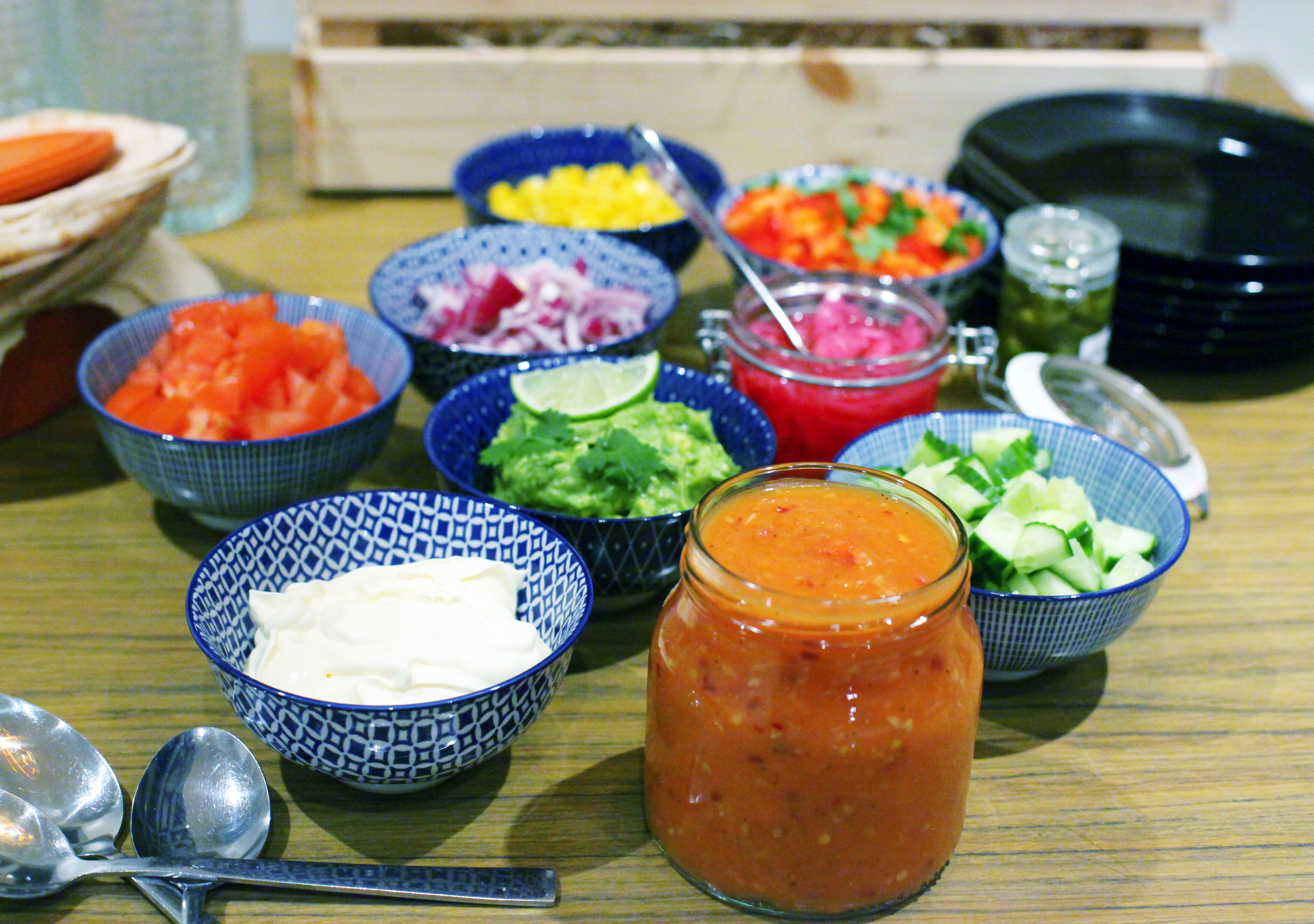 tillbehör till tacos