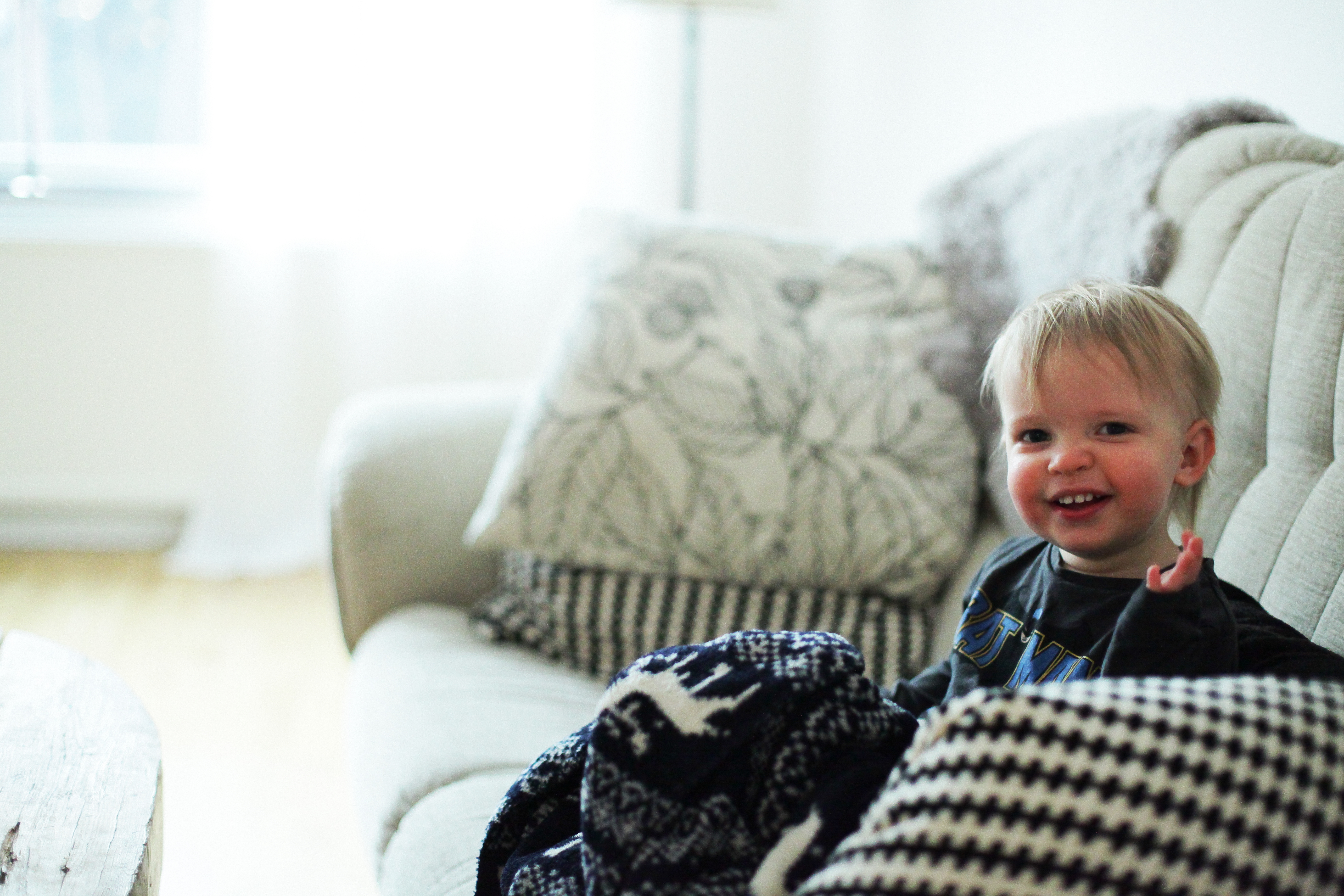 Viggo i vardagsrummet