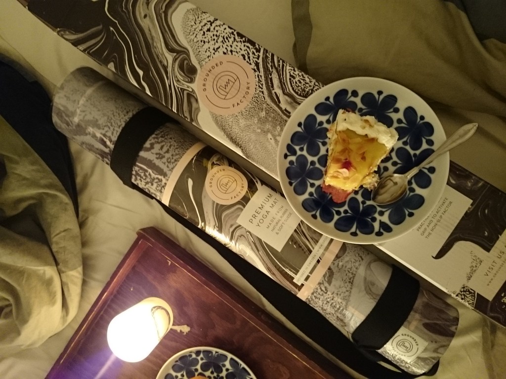 grounded factory marble blue yogamatta