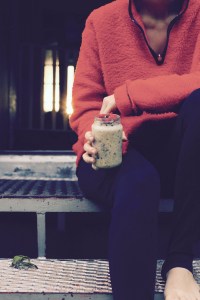 Frukost på bron overnight oats breakfast jar frukost att ta med hälsosam