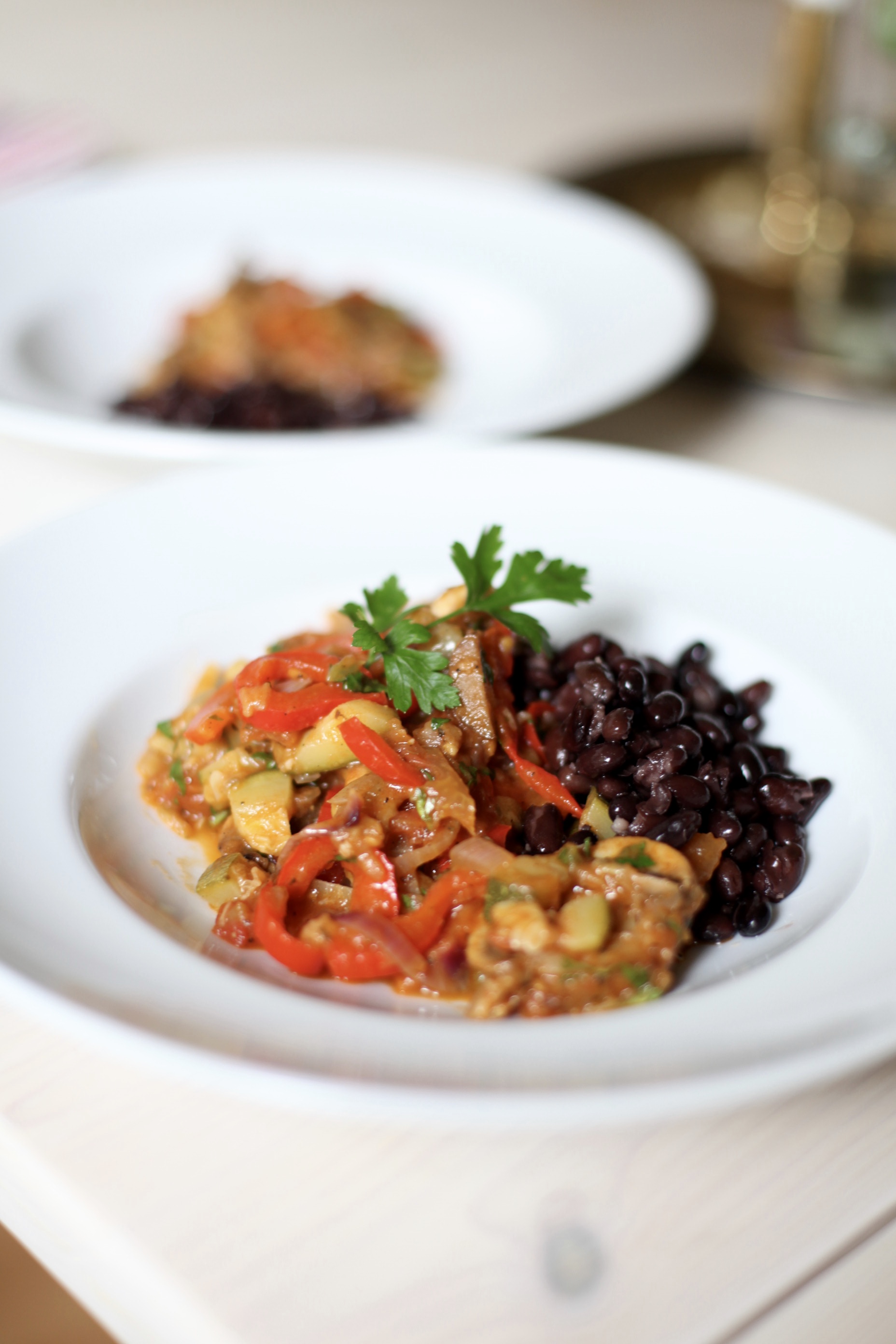 ratatouille med bönor